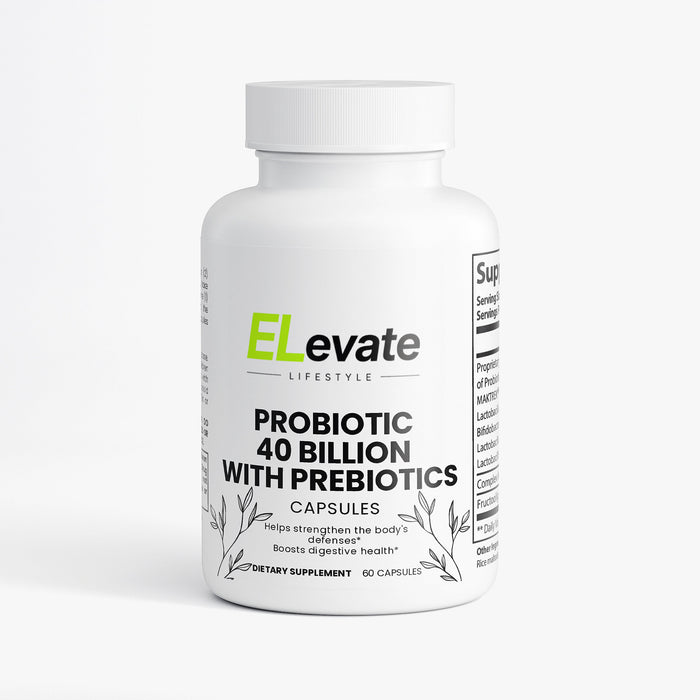 ELevate Probiotic 40 Billion with Prebiotics